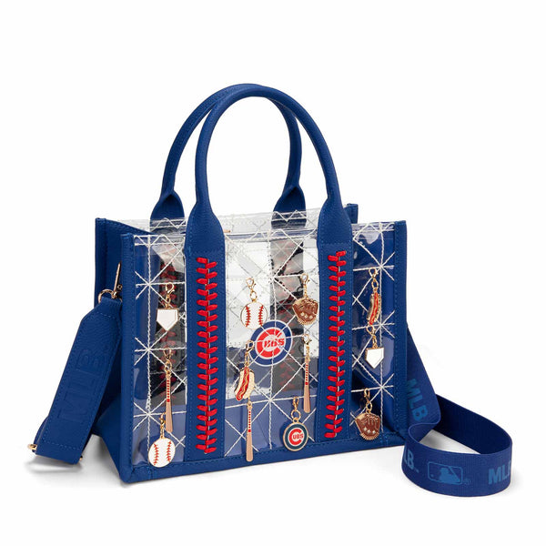 Chicago Cubs Montana West Stitched Clear Tote Fastball