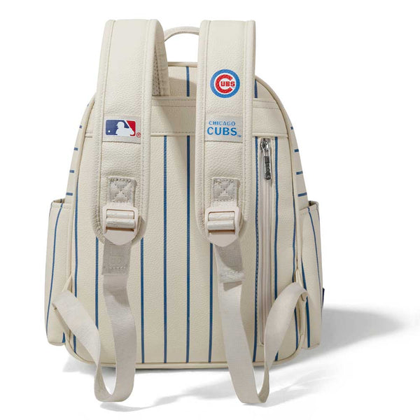 Chicago Cubs Montana West Pinstriped Backpack with Embossed Pattern