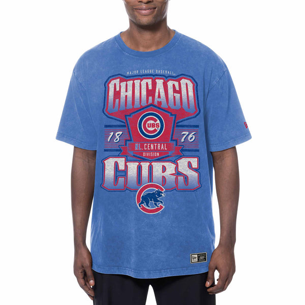 Chicago Cubs New Era Royal Walking Bear 1876 Short Sleeve T Shirt