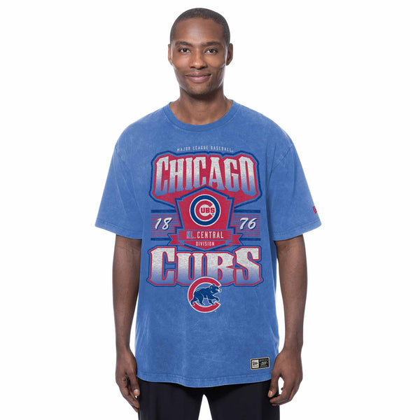 Chicago Cubs New Era Royal Walking Bear 1876 Short Sleeve T Shirt