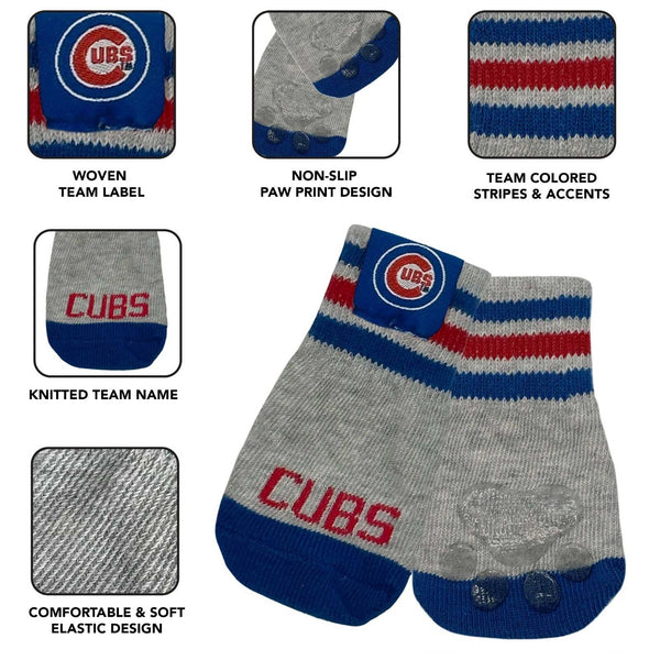 Chicago Cubs Pet Socks