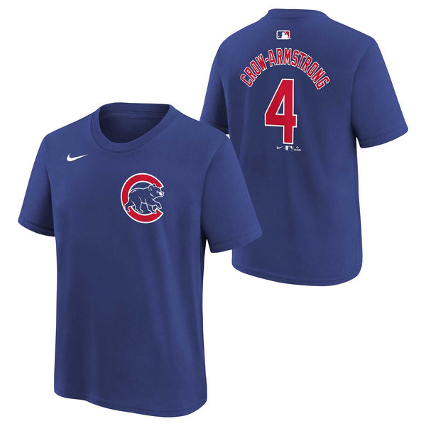 Chicago Cubs Pete Crow-Armstrong Nike Pre School Home Name and Number T Shirt