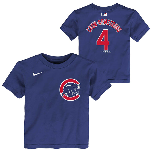 Chicago Cubs Pete Crow-Armstrong Nike Toddler Home Name and Number T Shirt