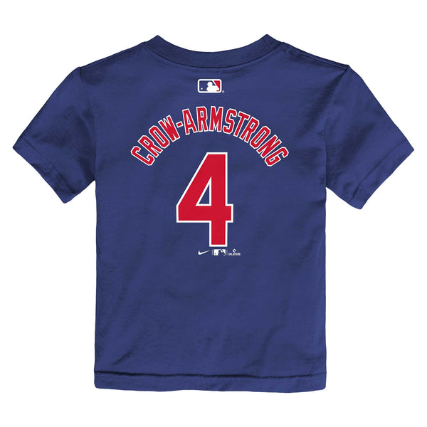 Chicago Cubs Pete Crow-Armstrong Nike Toddler Home Name and Number T Shirt