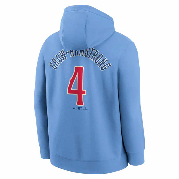 Chicago Cubs Pete Crow Armstrong Nike Alternate Two Name and Number Club Hooded Sweatshirt