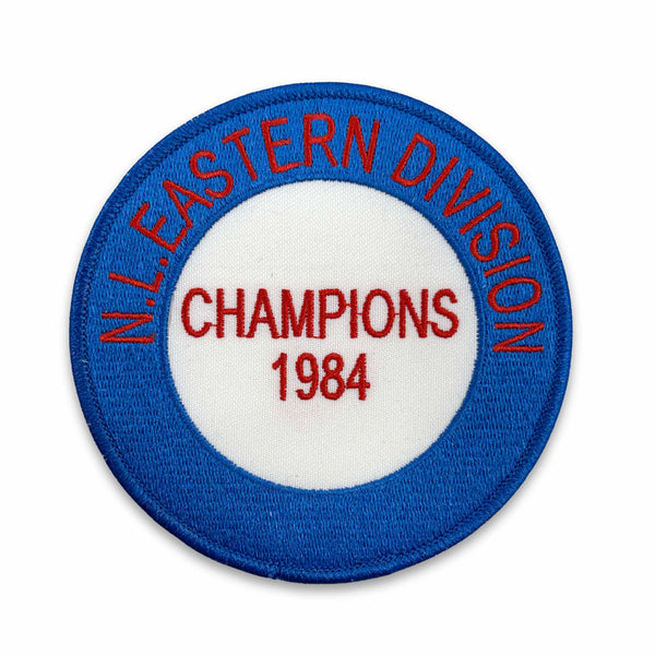 Chicago Cubs Mitchell & Ness Authentic 1984 Eastern Division Champs Home Jersey Sleeve Patch