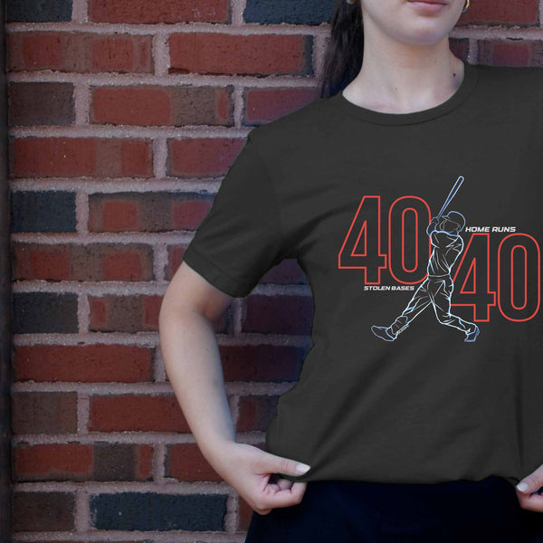 Pete Crow-Armstrong Obvious Shirts 2026 40/40 Stolen Bases/Home Run T-Shirt