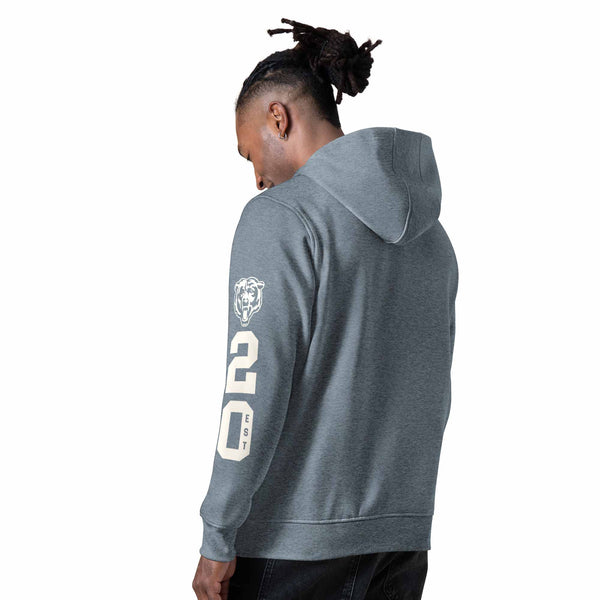 Chicago Bears Starter Locker Room Grey Hooded Sweatshirt