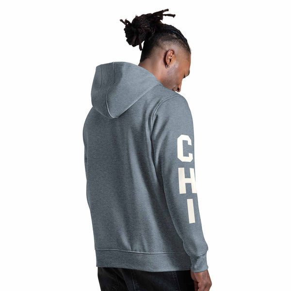 Chicago Bears Starter Locker Room Grey Hooded Sweatshirt