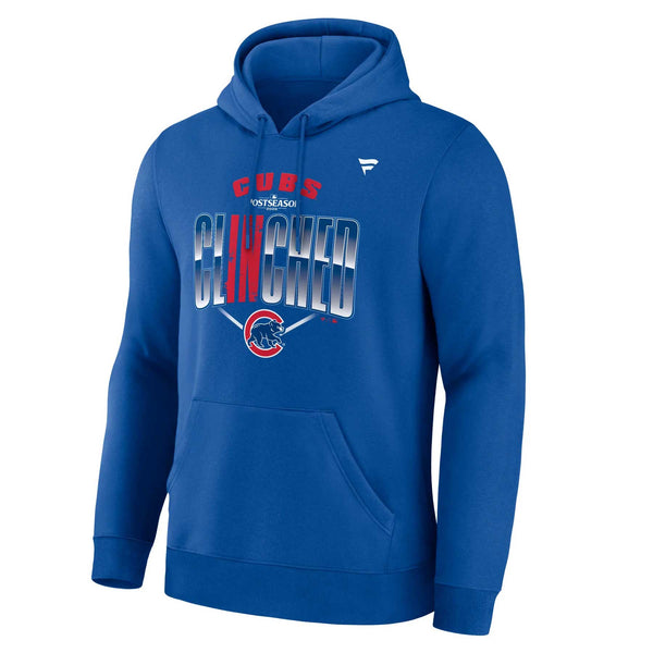 Chicago Cubs Fanatics 2026 Postseason Participant Locker Room Hooded Sweatshirt