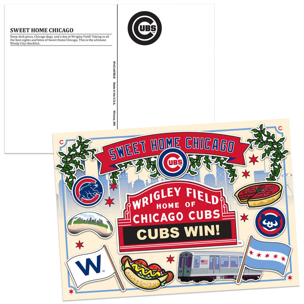 Wrigley Chicago Collage Post Card