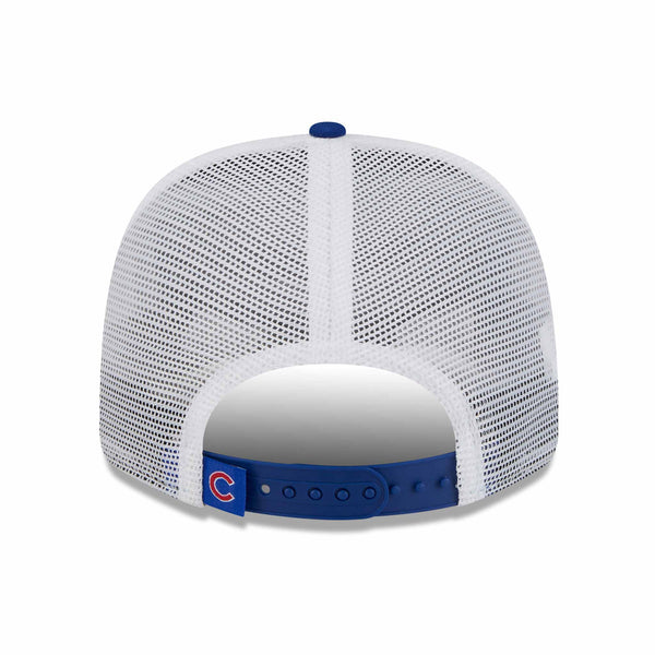 Chicago Cubs New Era Franchise 9SEVENTY Trucker Stretch Snap Adjustable Cap