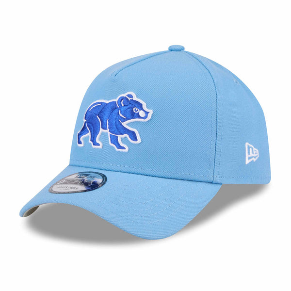 Chicago Cubs New Era Baby Blue Crawling Bear 9FORTY A-Frame Adjustable Cap
