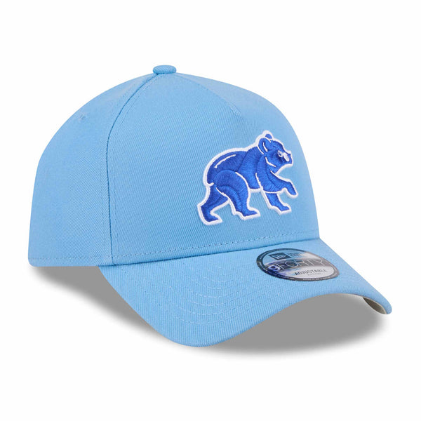 Chicago Cubs New Era Baby Blue Crawling Bear 9FORTY A-Frame Adjustable Cap