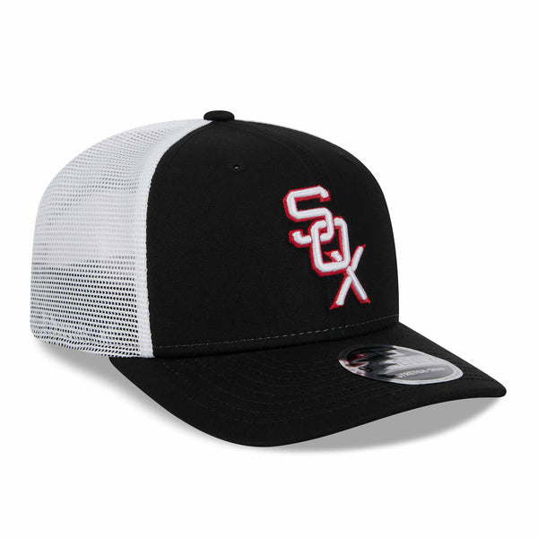 Chicago White Sox New Era Alternate 9SEVENTY Trucker Stretch Snap Adjustable Cap