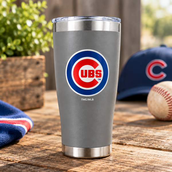 Chicago Cubs Pewter 20oz Tumbler