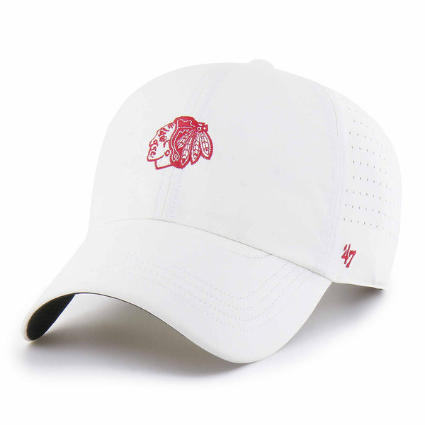 Chicago Blackhawks 47 Brand Chalk Flow Clean Up Adjustable Cap