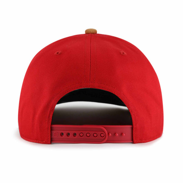 Chicago Blackhawks 47 Brand Red Scribe Hitch Adjustable Cap