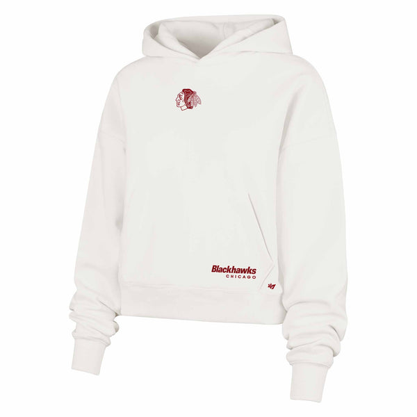 Chicago Blackhawks Women's 47 Brand Sandstone Sue Foundation Hooded Sweatshirt
