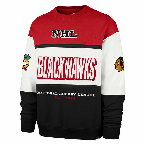Chicago Blackhawks 47 Brand Breeze Maximalist Crew Sweatshirt