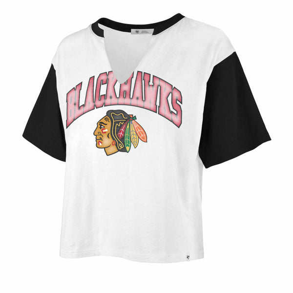 Chicago Blackhawks Women's 47 Brand Dolly Cropped T-Shirt