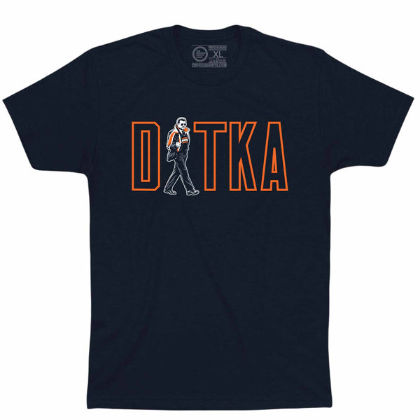Mike Ditka Obvious Shirts Navy DITKA Walking T-Shirt