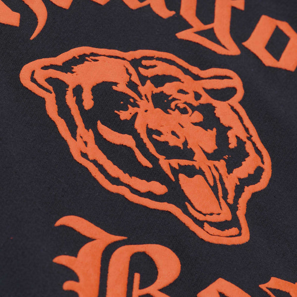 Chicago Bears Mitchell And Ness Navy Old English Graphic Hooded Sweatshirt