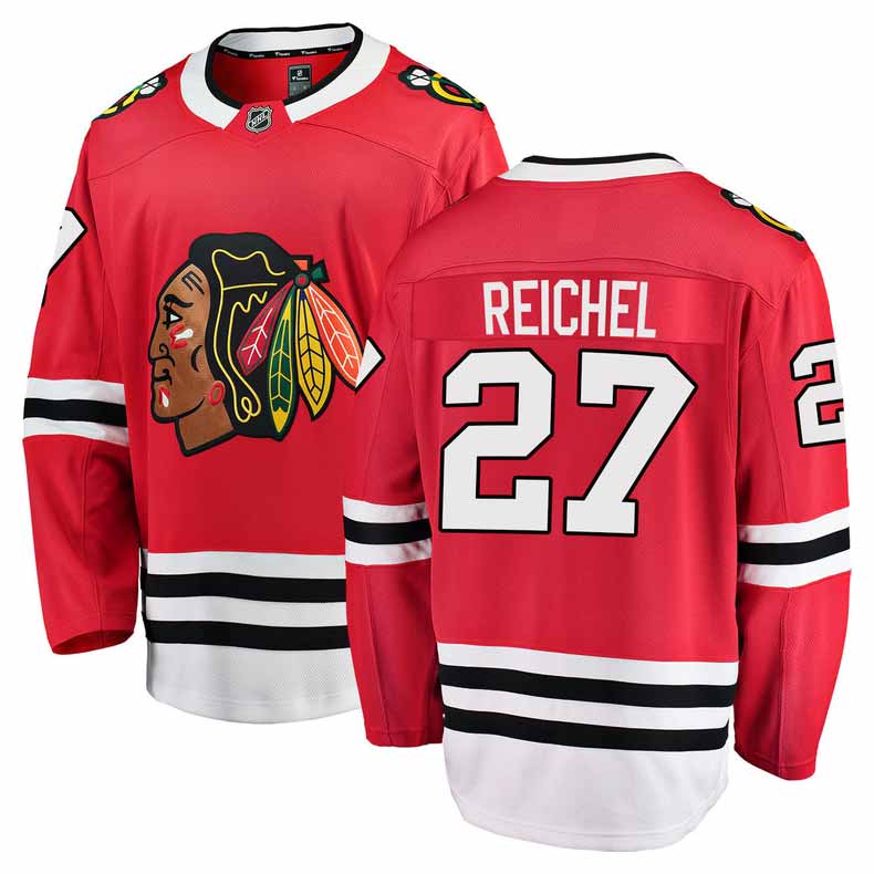 Chicago Blackhawks Lukas Reichel Youth Home Premier Jersey w Authenti Wrigleyville Sports
