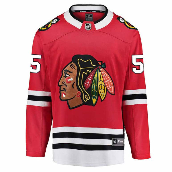 Chicago Blackhawks Kevin Korchinski Youth Home Premier Jersey w/ Authentic Lettering