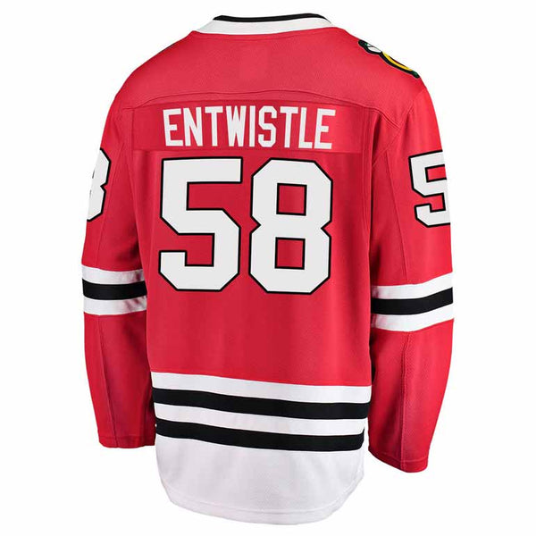 Chicago Blackhawks MacKenzie Entwistle Youth Home Premier Jersey w