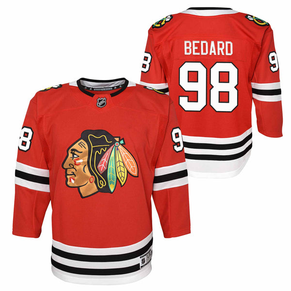 Chicago Blackhawks Connor Bedard Home Breakaway Jersey w/ Authentic Le Chicago Blackhawks Connor Bedard Home Breakaway Jersey w/ Authentic Le