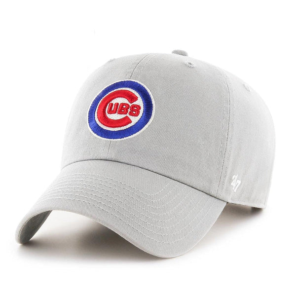 Chicago Cubs Bullseye Gray Clean Up Adjustable Cap