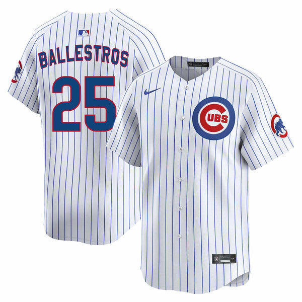 Chicago Cubs Moisés Ballesteros Nike Home Vapor Limited Jersey W/ Authentic Lettering