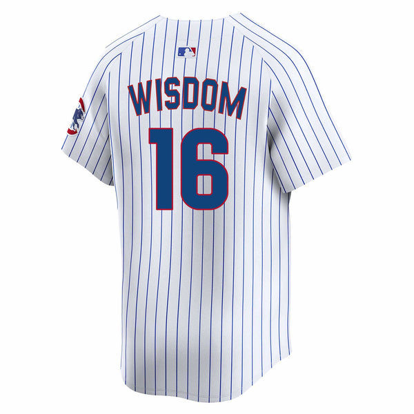 Chicago Cubs Patrick Wisdom Nike Home Vapor Limited Jersey W/ Authentic Lettering