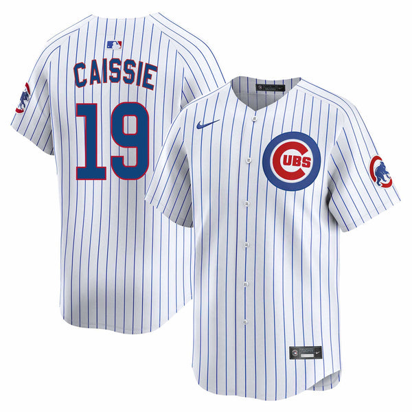 Chicago Cubs Owen Caissie Nike Home Vapor Limited Jersey W/ Authentic Lettering