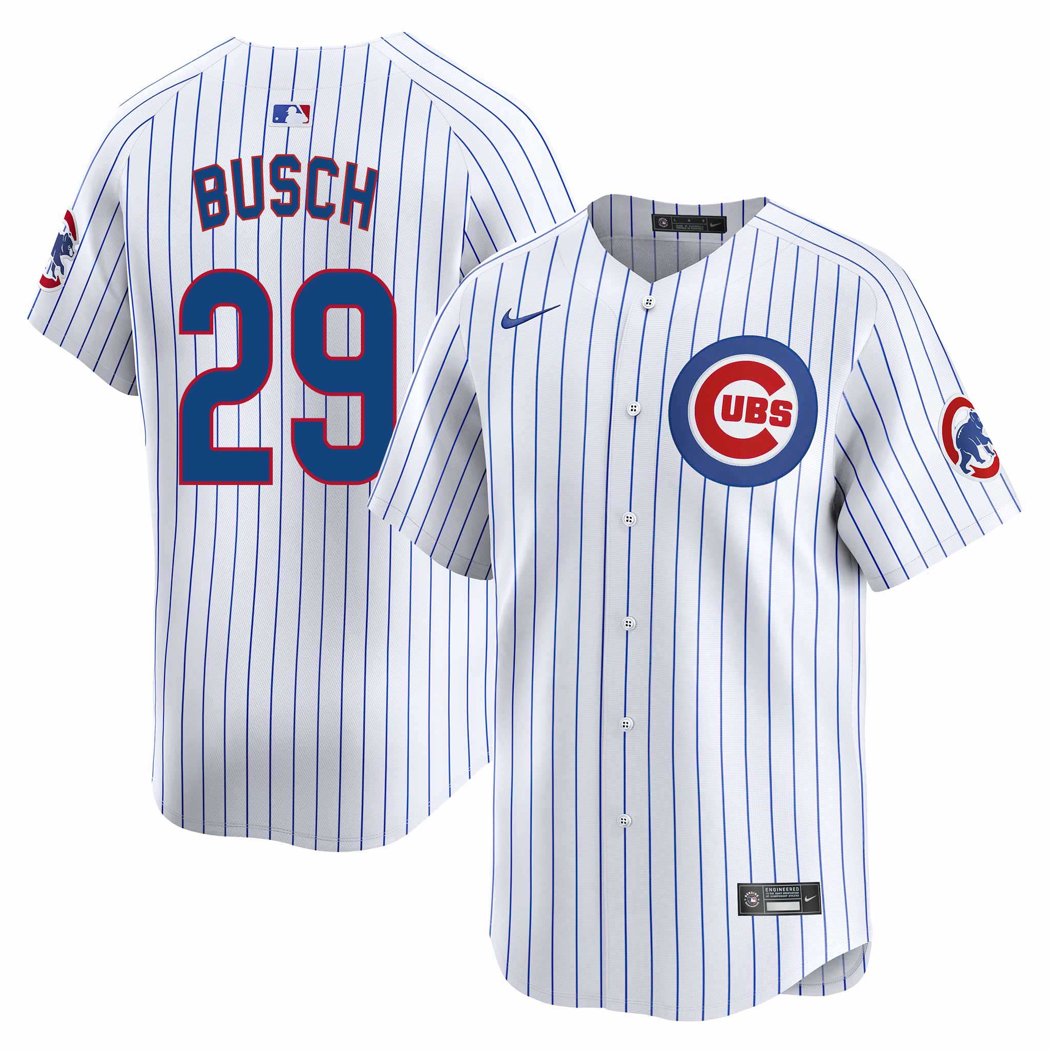 Chicago Cubs Michael Busch Nike Home Vapor Limited Jersey W
