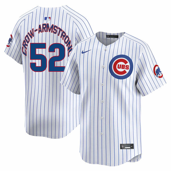 Chicago Cubs Pete Crow-Armstrong Nike Home Vapor Limited Jersey W/ Authentic Lettering