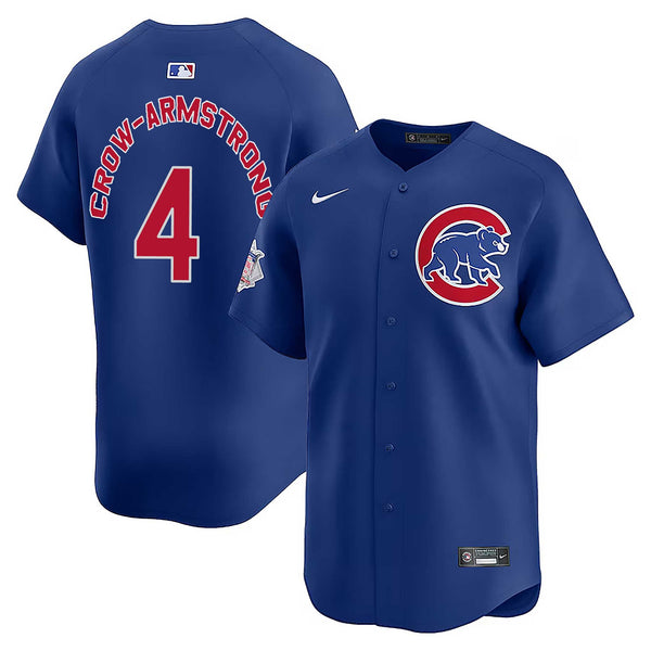 Chicago Cubs Pete Crow-Armstrong Nike Alternate Vapor Limited Jersey W/ Authentic Lettering