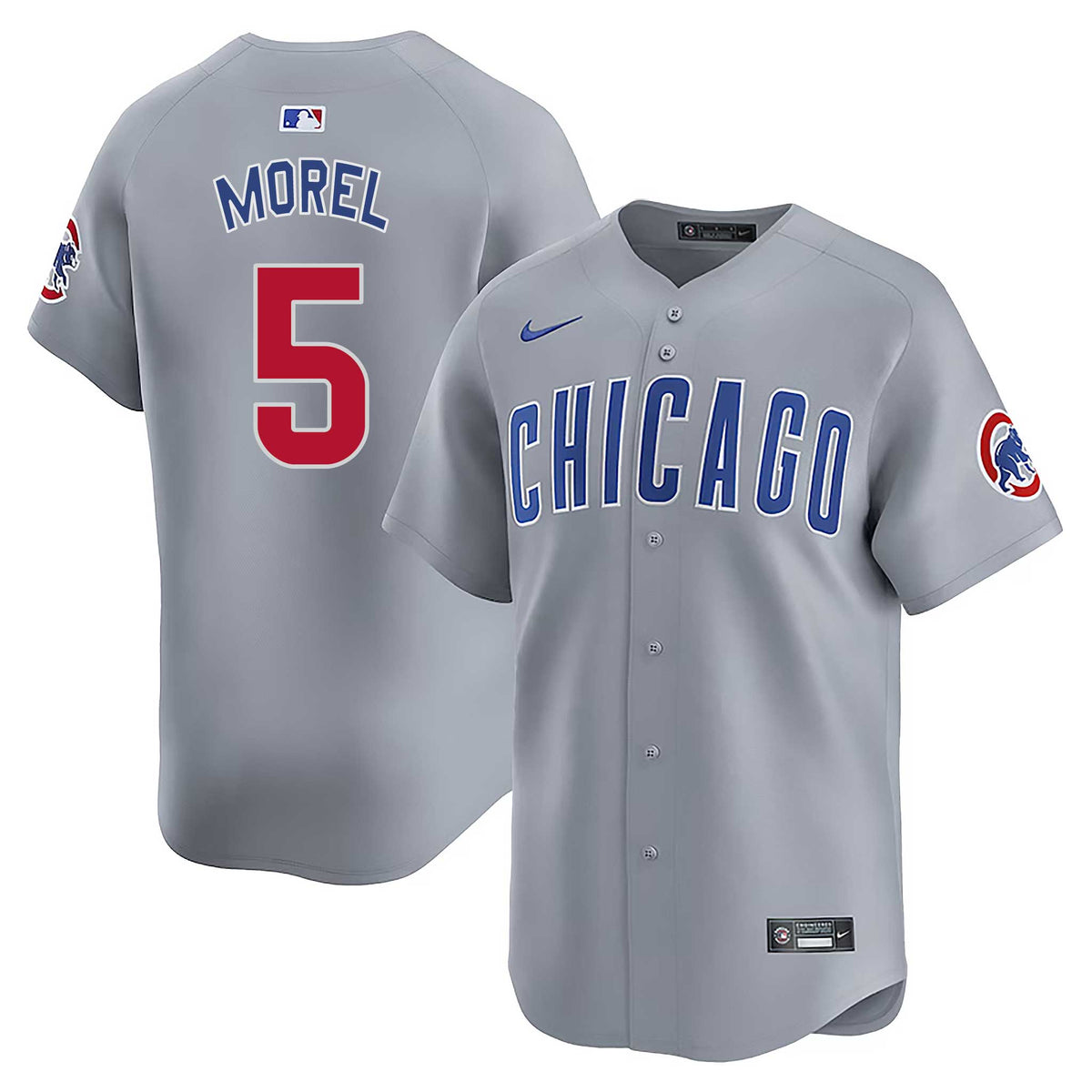 Chicago Cubs Christopher Morel Nike Road Vapor Limited Jersey W/ Authe