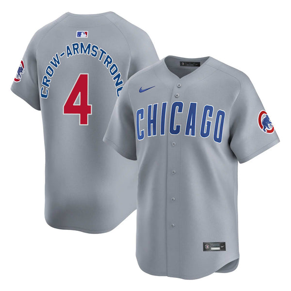 Chicago Cubs Pete Crow-Armstrong Nike Road Vapor Limited Jersey W
