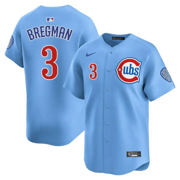 Chicago Cubs Alex Bregman Blues Alternate 2 Nike Vapor Limited Jersey