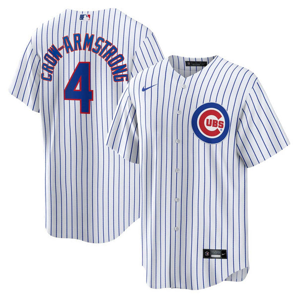 Chicago Cubs Pete Crow-Armstrong Nike Home Replica Jersey w/ Authentic Lettering