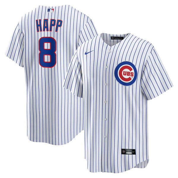 Chicago Cubs Ian Happ Nike Home Replica Jersey w/ Authentic Lettering