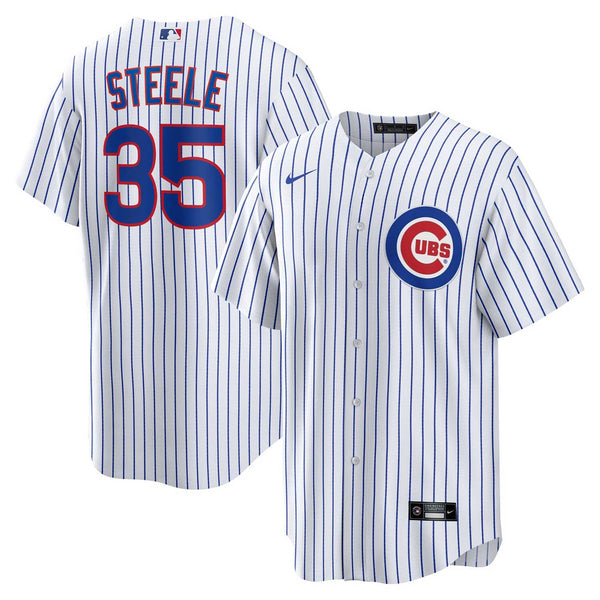 Chicago Cubs Justin Steele Nike Home Replica Jersey w/ Authentic Lettering