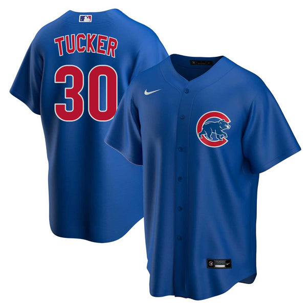 Chicago Cubs Kyle Tucker Nike Alternate Replica Jersey w/ Authentic Lettering
