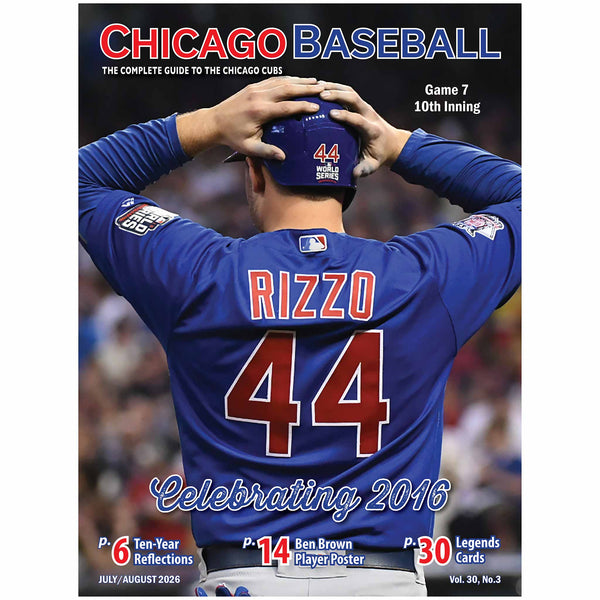 Chicago Baseball July/August 2026 Issue Program/Scorecard