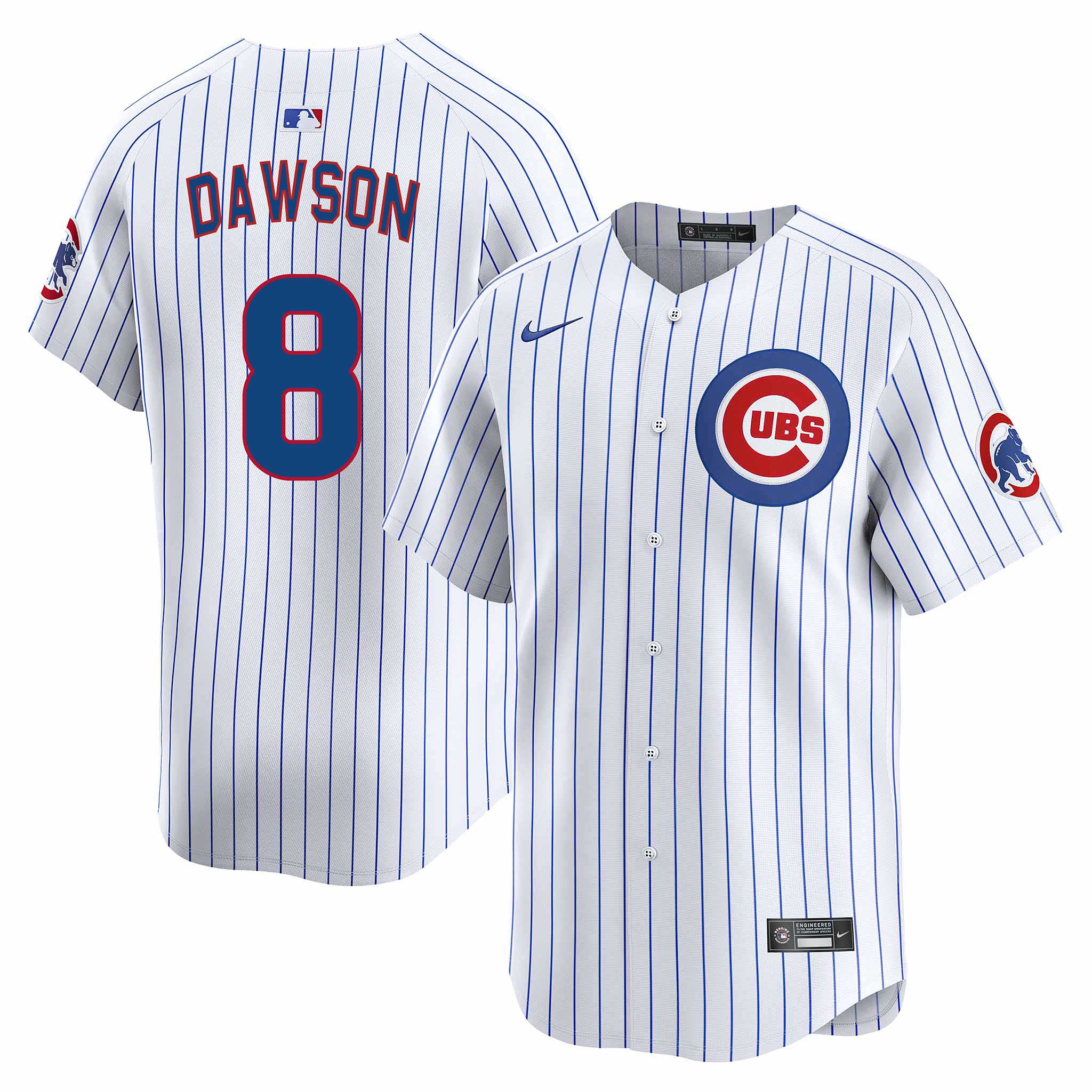 Chicago Cubs Andre Dawson Nike Home Vapor Limited Jersey W