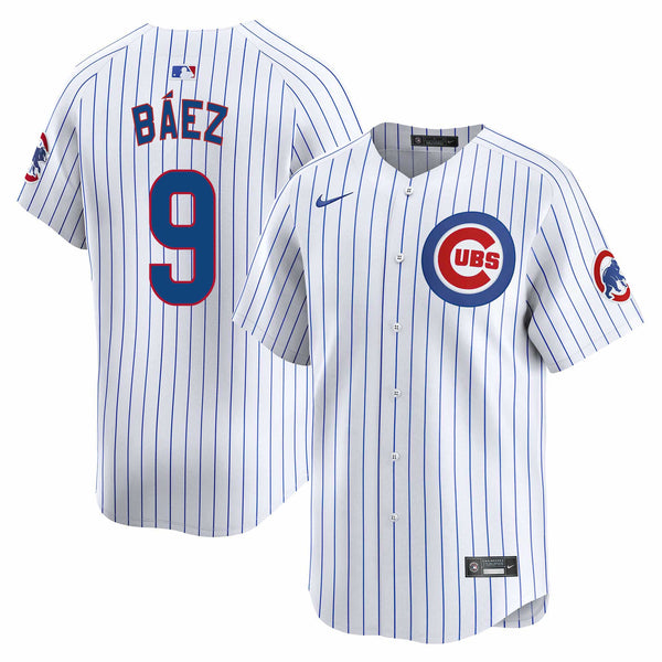 Chicago Cubs Javier Baez Nike Home Vapor Limited Jersey W/ Authentic Lettering