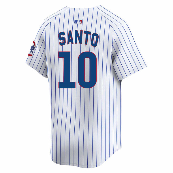 Chicago Cubs Ron Santo Nike Home Vapor Limited Jersey