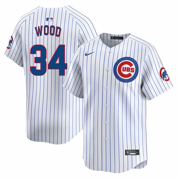 Chicago Cubs Kerry Wood Nike Home Vapor Limited Jersey
